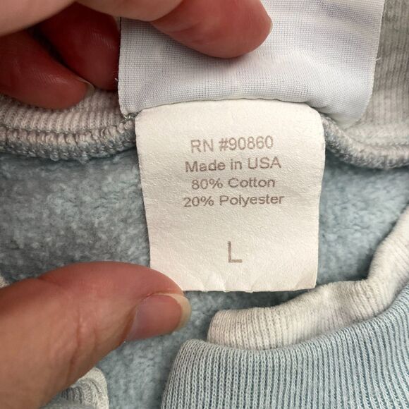 Vintage Artisans Sunschein Designs Cardigan Sweatshirt Grandma Blue Size Large - Picture 7 of 11
